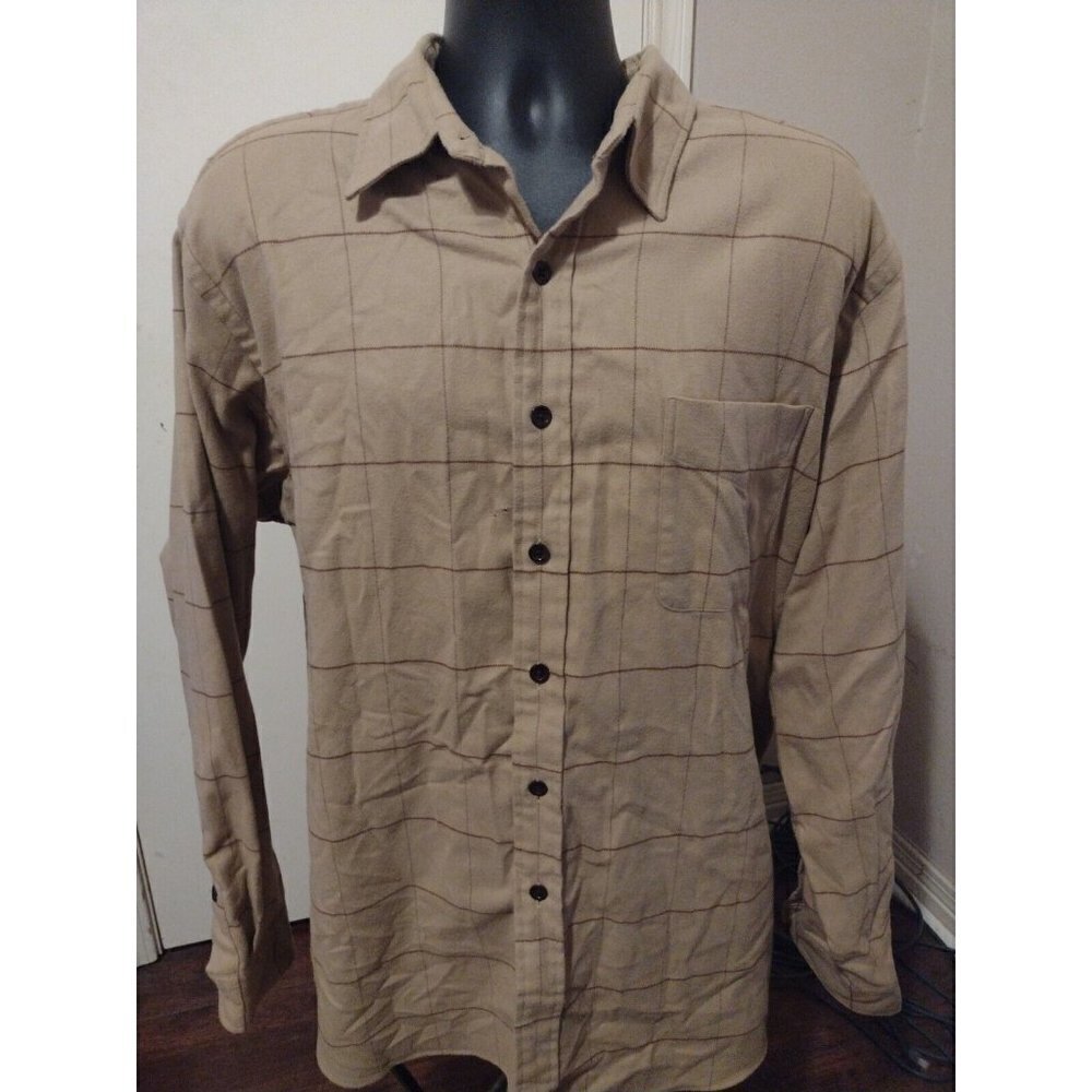 Polo Ralph Lauren Lowell Sport Long Sleeve Button Shirt 2XL Brown 100% Cotton